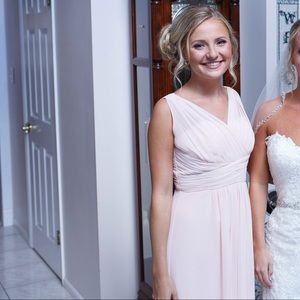 Bridesmaid Dress Petal Pink Bill Levkoff